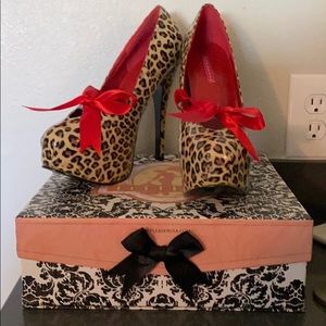 Leopard Bordello PinUp Shoes